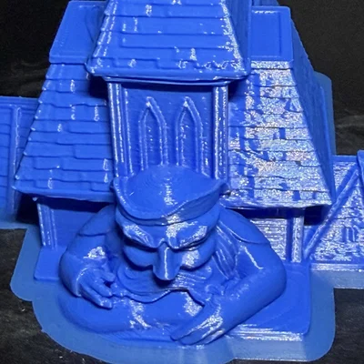 Mô hình 3D Phù thủy Mystery Fun House Orlando độc đáo