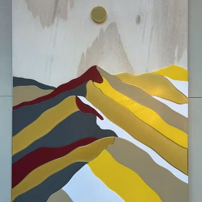 Tranh phong cảnh núi non (Mountain painting)
