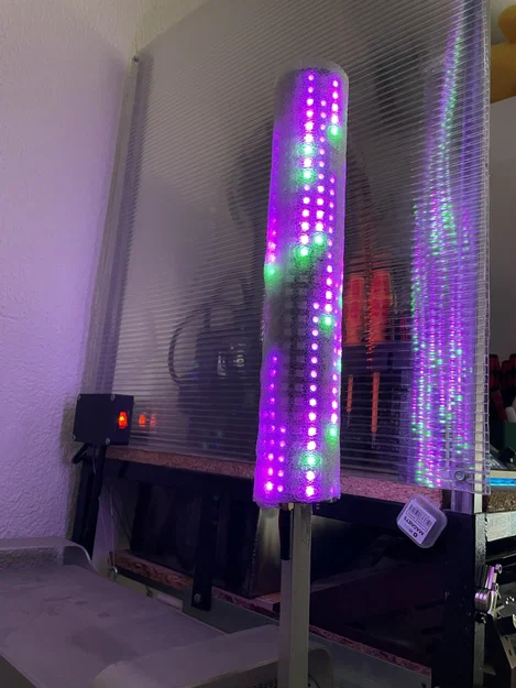 NeoPixelFaro: Cột đèn LED ma trận thông minh điều khiển qua WLED - Image 1