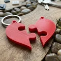 Móc khóa trái tim ghép hình Puzzle (Cuore Puzzle) in 3D xinh xắn - Thumbnail 2