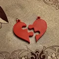 Móc khóa trái tim ghép hình Puzzle (Cuore Puzzle) in 3D xinh xắn - Thumbnail 3