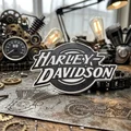 Móc khóa Harley-Davidson (HD) in 3D phong cách mạnh mẽ - Thumbnail 1