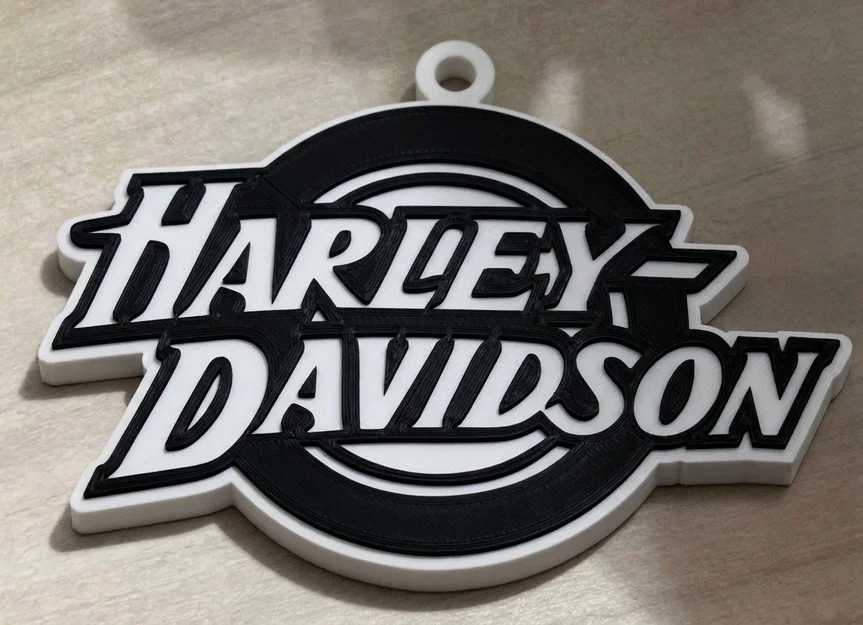 Móc khóa Harley-Davidson (HD) in 3D phong cách mạnh mẽ - Image 3