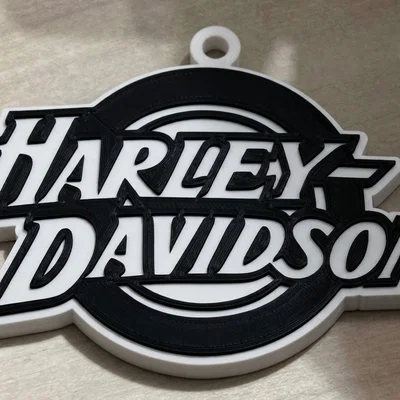 Móc khóa Harley-Davidson (HD) in 3D phong cách mạnh mẽ