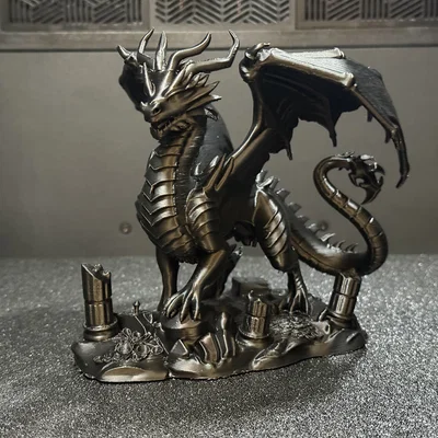 Warrior Dragon - Mô hình Rồng chiến binh đầy chi tiết