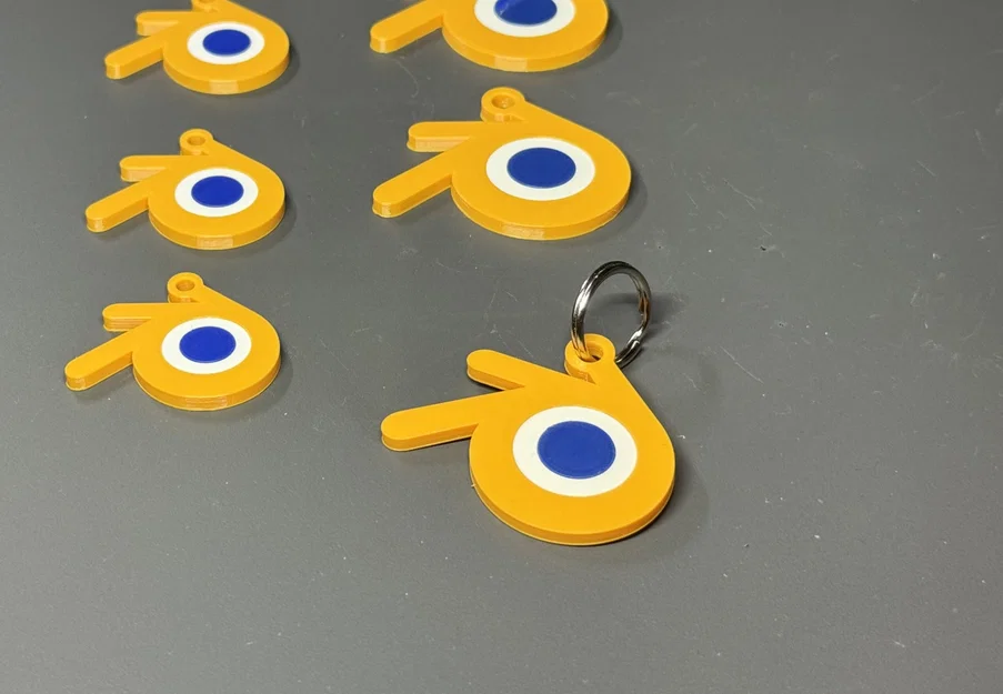 Móc khóa logo Blender - Image 1