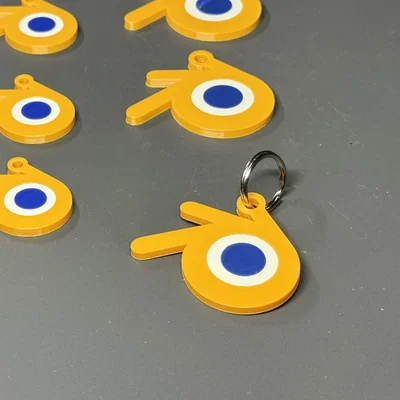 Móc khóa logo Blender