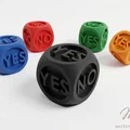 Xúc xắc quyết định Yes/No | Đồ chơi để bàn | 3 kích thước tùy chọn - Thumbnail 1
