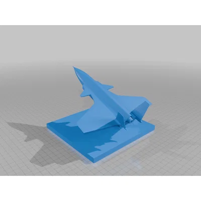 Mô hình 3D máy bay chiến đấu không người lái Kızılelma (UCAV)