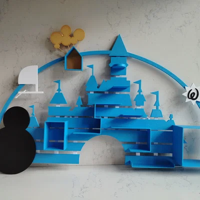 Kệ trang trí lấy cảm hứng từ lâu đài Disney