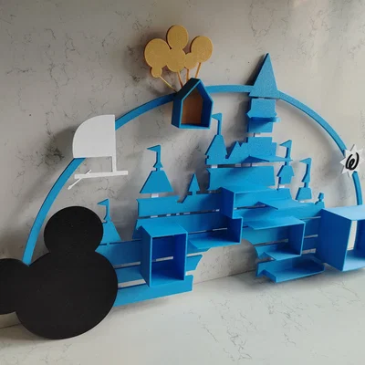 Kệ trang trí lấy cảm hứng từ lâu đài Disney