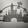 Kệ trang trí lấy cảm hứng từ lâu đài Disney - Thumbnail 6