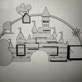 Kệ trang trí lấy cảm hứng từ lâu đài Disney - Thumbnail 8