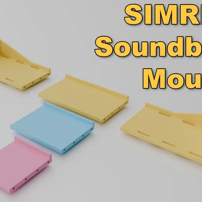 Giá đỡ Soundbar cho SIMRIG | Tương thích thanh nhôm 4040 & 8040