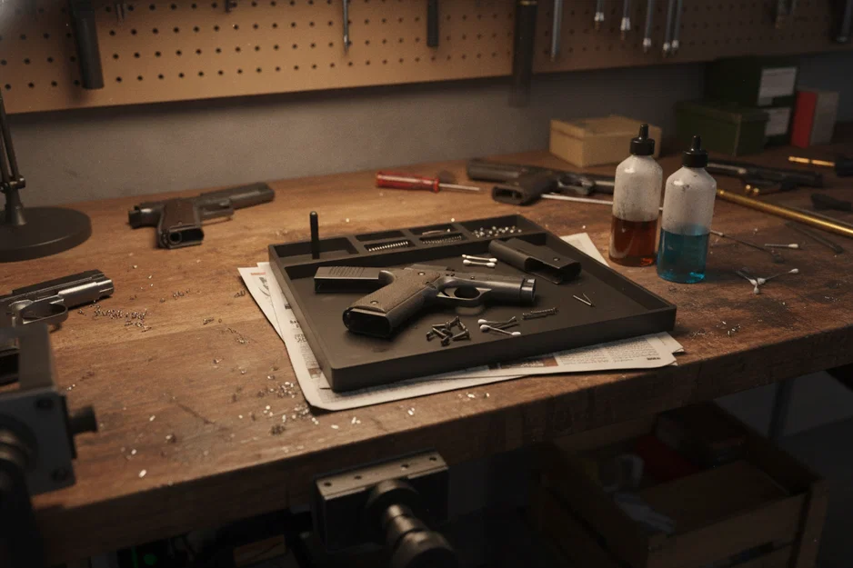 Khay vệ sinh súng ngắn (Handgun Cleaning Tray) - Image 1