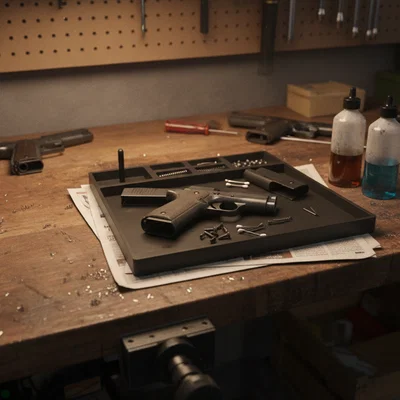 Khay vệ sinh súng ngắn (Handgun Cleaning Tray)