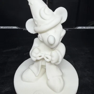 Mô hình 3D Mickey Phù Thủy (Sorcerer Mickey) trang trí ấn tượng