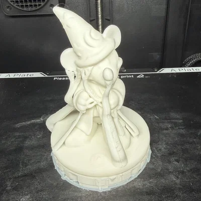 Mô hình 3D Mickey Phù Thủy (Sorcerer Mickey) trang trí ấn tượng