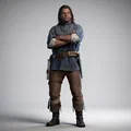 Mô hình 3D nhân vật Charles Smith (RDR2) tỉ lệ 1:24 - Thumbnail 1