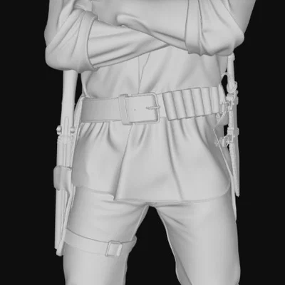 Mô hình 3D nhân vật Charles Smith (RDR2) tỉ lệ 1:24