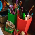 Khay cắm bút lục giác 3D tiện lợi, gọn gàng cho bàn làm việc - Thumbnail 1