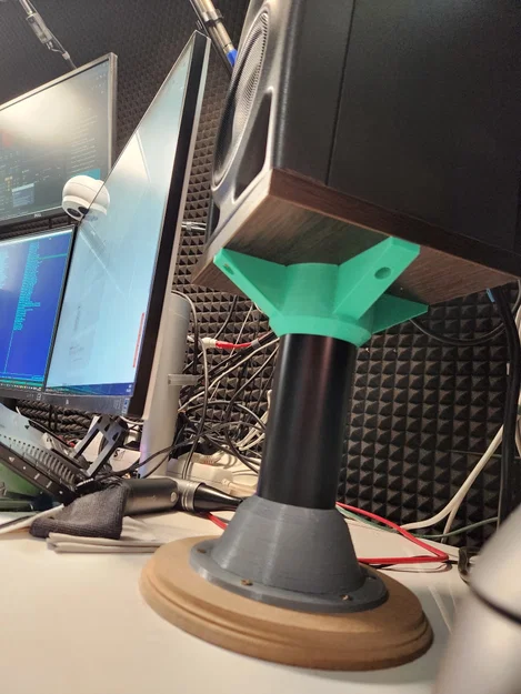 Tự làm chân đế loa Monitor Speaker Stand bằng in 3D cực kỳ chắc chắn - Image 1