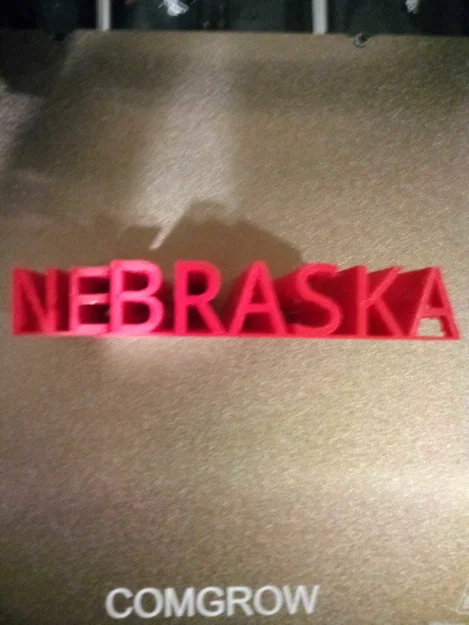 Mô hình 3D Nebraska Flip Text-Picture biến hình cực đẹp - Image 3