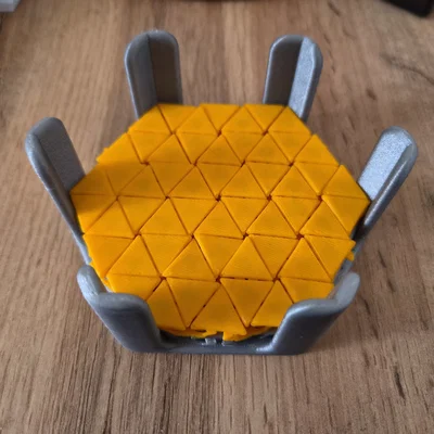 Khay đựng miếng lót ly Flexi Hexagonal 3D - Gọn gàng, tinh tế
