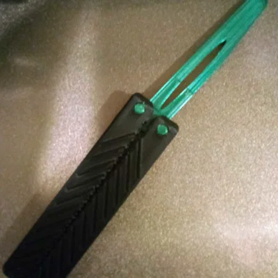 Mô hình dao bướm Butterfly Knife tập kỹ năng in 3D