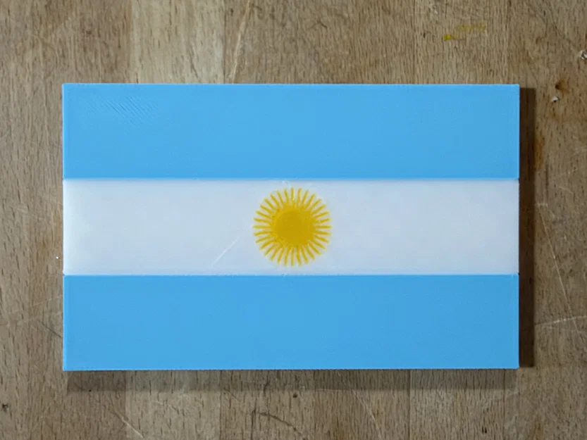 MagFlag: Lá cờ Argentina tích hợp nam châm kèm file SVG - Image 1