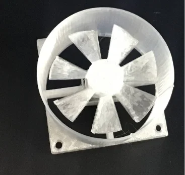 Bộ vỏ và cánh quạt 7 lá in 3D (Lỗ gắn motor: 15.55 × 20.25 mm, quạt 55mm) - Image 3