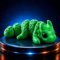 Bộ sưu tập file STL & 3MF thú Flexi Mini có khớp nối, móc khóa - Thumbnail 6