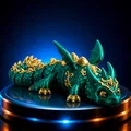 Bộ sưu tập file STL & 3MF thú Flexi Mini có khớp nối, móc khóa - Thumbnail 9