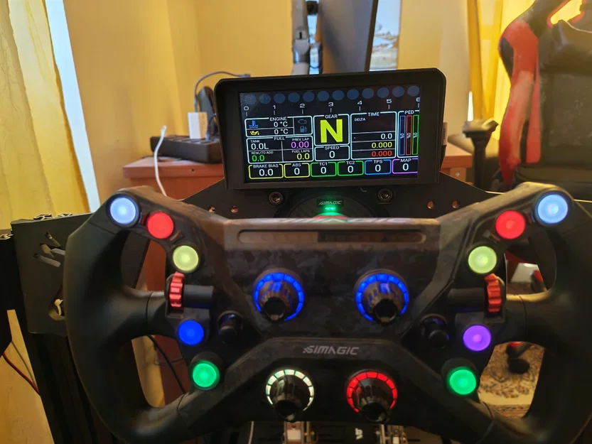 Khung gắn RedMi Note 9 Pro làm Dashboard cho Simagic - Image 1