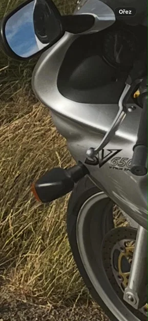 Ngàm gắn đèn xi nhan 3D thay thế cho xe Suzuki SV650S - Image 2