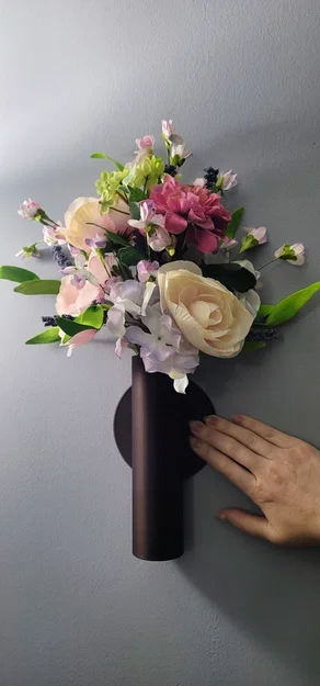 Bình hoa treo tường hiện đại cho bó hoa lớn - Image 1