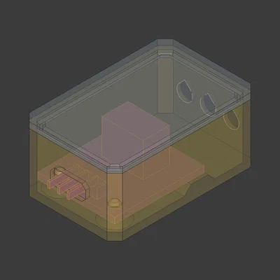 Hộp bảo vệ module DS18B20 "Plugable Terminal" (ESP32)