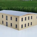 Mô hình xưởng mộc / nhà máy bơ sữa tỉ lệ HO - Thumbnail 3
