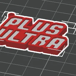 Móc khóa Plus Ultra 3D độc đáo cho fan anime