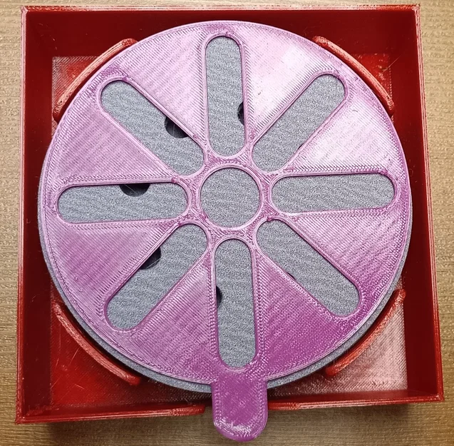 Bộ khay 3D xếp chồng đựng đĩa chà nhám chuyên nghiệp cho xưởng mộc - Image 4