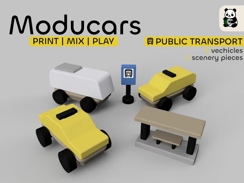 Bộ Phương Tiện Giao Thông Công Cộng | ModuCars - đồ chơi lắp ráp - Image 1