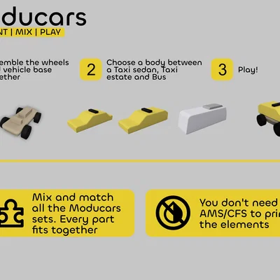 Bộ Phương Tiện Giao Thông Công Cộng | ModuCars - đồ chơi lắp ráp