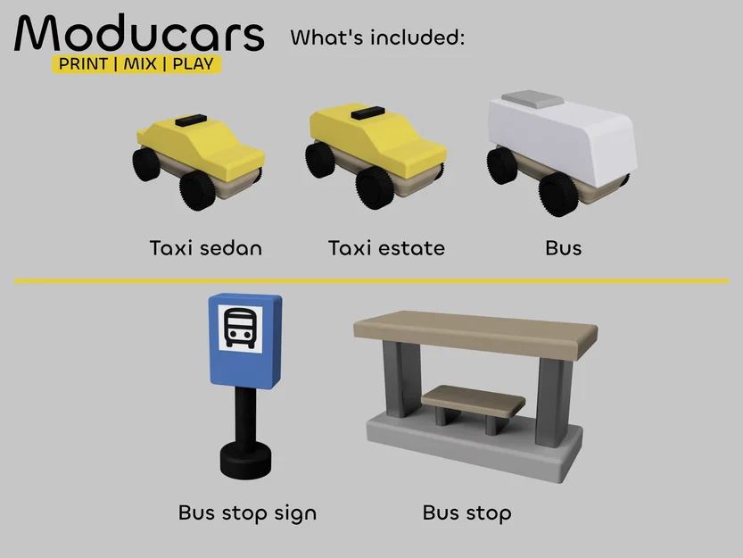 Bộ Phương Tiện Giao Thông Công Cộng | ModuCars - đồ chơi lắp ráp - Image 3