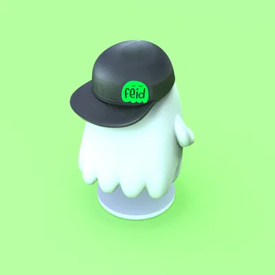 Mô hình 3D nhân vật Feid Ghost - Phụ kiện trang trí âm nhạc