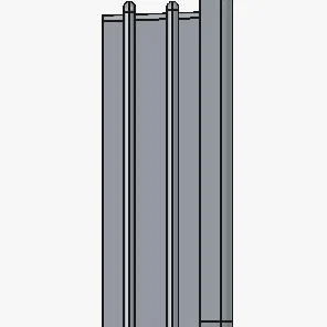 Nắp bịt đầu thanh nhôm định hình 41x41mm (Endcap)