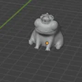 Mô hình 3D Vua Ếch King Fred dễ thương để bàn - Thumbnail 2