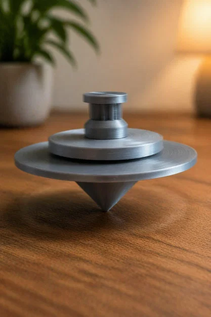 Bộ đồ chơi con quay 3D tùy chỉnh kèm bệ phóng và dây kéo - Image 5