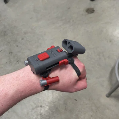 The Wrist Rocket - Súng phóng gắn tay nòng đôi