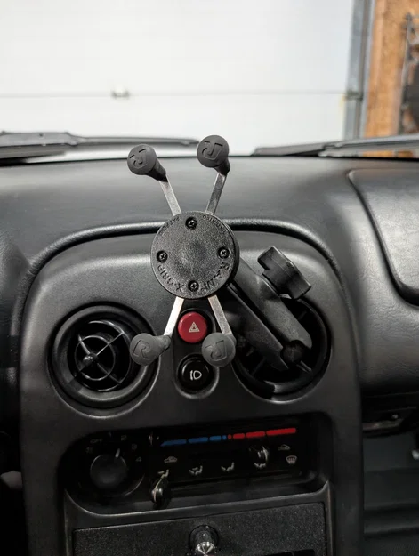 Đế gắn Ram Ball 1 inch cho khe gió xe Miata - Image 3