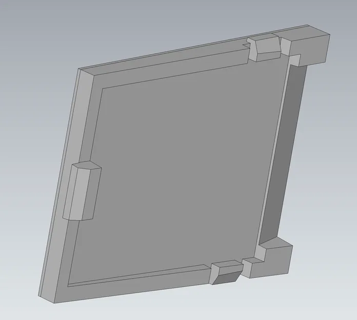 Nắp đậy khoang module HDZero Goggles V1 (In 3D) - Image 2